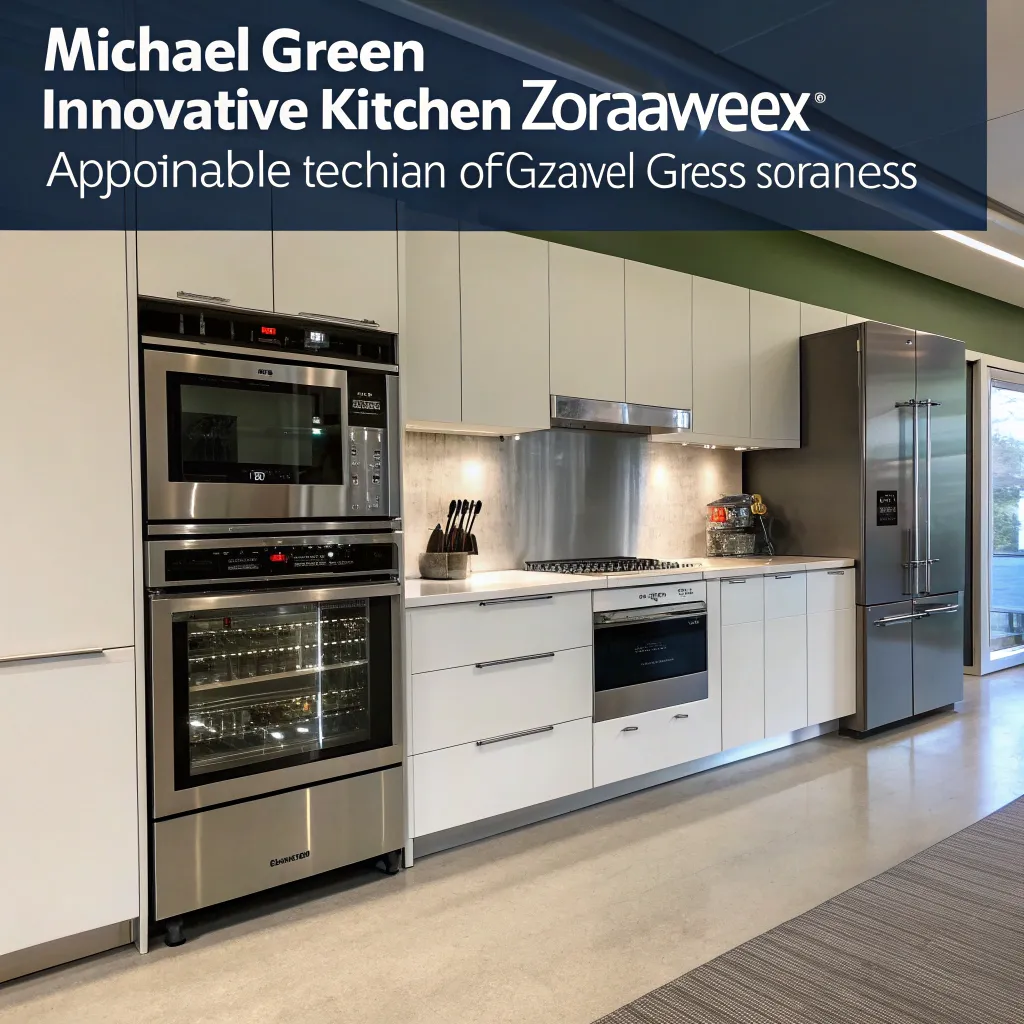 Michael Green's innovative kitchen setup with ZORNAVEX appliances